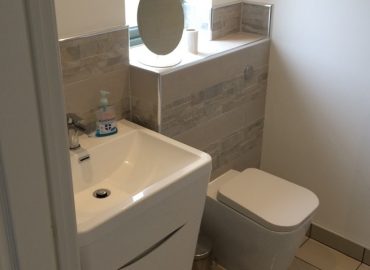 Guest bathroom renovation in Oakridge project